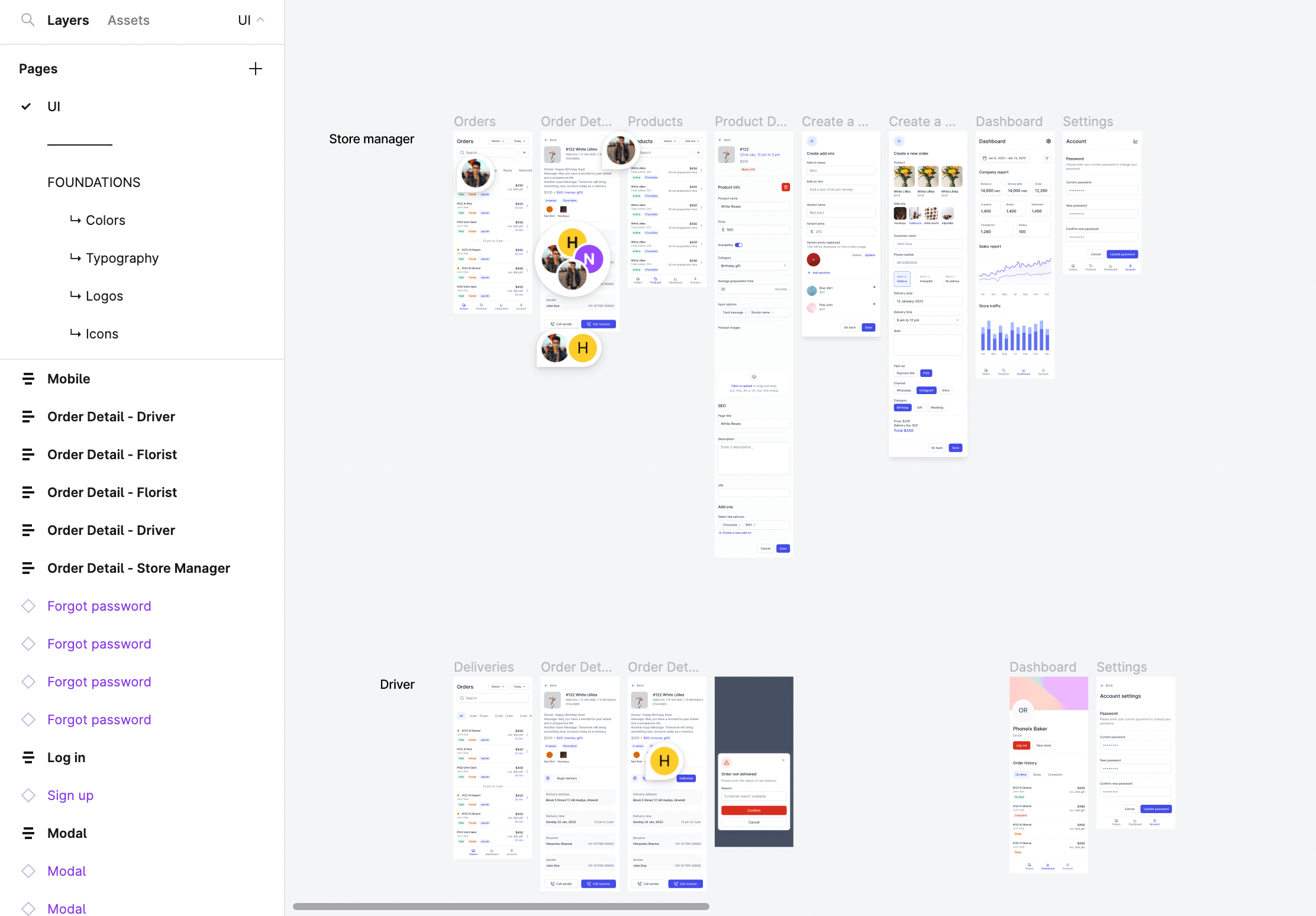proceso de desarrollo nocode nocodeassistant diseños de alta fidelidad en figma